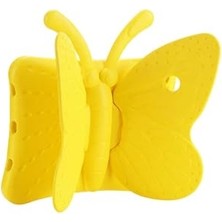 Trendexa Kılıf; iPad ile Uyumlu 9.7 2018 (6.nesil) Butterfly Standlı Tablet, Sarı 3