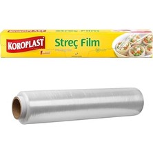 Trendexa Streç Film 33 Metre, Şeffaf Gıda Saklama Streçi Bpa Içermez, Koku Hapsi, Kapak Görevi Gören Pratik Kullanım