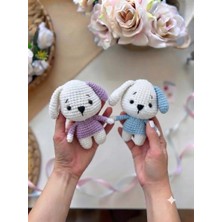3'lü Minik Amigurumi Oyuncak Köpekler