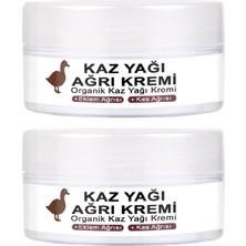 Kaz Yağı Masaj Kremi 50 ml 2 Adet – Eklemkas ve Belağrıları Için Bamya Tohumu, Apitoksin(Arızehiri) Boswellia ve Kolajen Formüllü