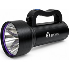 Gold Police Şarj Edilebilir El Feneri - Şarjlı Projektör - 15 Watt - Hong Xin - HX-075