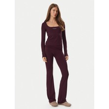 Guess Bordo Kadın Eşofman Altı V6YB24K4713-RGP