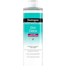 Trendexa Skin Detox Micellar Water 3'ü 1 Arada Nazik Temizleyici Kir ve Makyaj Temizleme Suyu Yüz Göz Dudak Için 400 ml