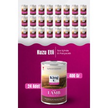 Trendexa Sos Içinde Et Parçacıklı Kuzu Etli Köpek Konservesi 400 G x 24 Adet