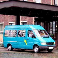 Trendexa Mercedes Sprinter 1995-2006 Uyumlu Sağ Orta Sürgülü Dış Kapı Kolu A9017600459