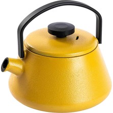 Trendexa T-Tıme Mustard Yellow Demir Döküm Demlik