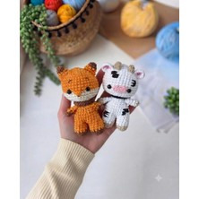 Minik Organik Amigurumi Oyuncaklar (Inek ve Kumkurdu Tilki)