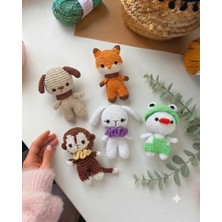 Design By Oykum Örgü Hayvan Oyuncaklar (Maymun, Tavşan, Köpek, Tilki, Ördek)