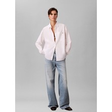 Calvin Klein Jeans Beyaz Kadın Gömlek LV047F147GYAA