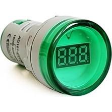 Trendexa Mini Dijital Voltmetre 22 mm Ac 60-500V LED Yeşil Işık