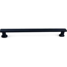 Trendexa Siyah 160 mm Dayanıklı Metal Özen Mat Çekmece Kulp Dolap Kulbu Minimal Tasarım Kolay Montaj