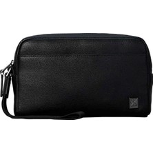 Calvin Klein Siyah Erkek Traş Çantası Emblem Hw Pouch W/ Handle