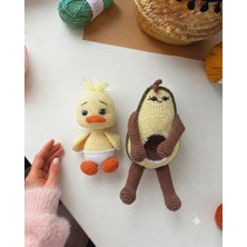 Design By Oykum 2'li Avokado ve Ördek Oyuncak Seti (Amigurumi)