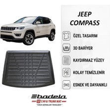 Badela 2017-2025 Jeep Compass Bagaj Havuzu (Alt Kademe, Geniş Alan Kullanım) 3D Kauçuk