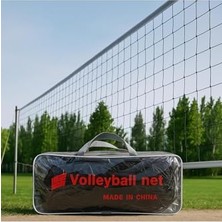 Trendexa Voleybol Filesi Telli Voleybol Ağı Üst Bantlı 2 mm 15X15 cm Göz; Tek Ebat, 15152G, Çok Renkli