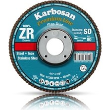 Trendexa Premium Line Zr Sd Flap Disk - 80 Kum, 115 mm
