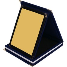 Asyaon Lacivert Kadife Albüm Plaket 19X24,5CM Baskısız