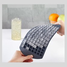 Trendexa Buz Silikon Tabanlı Pratik Kokusuz Buzluk; 96'lı Kristal Buz Kalıbı, Silikon Tabanlı Buz Kalıbı, Pratik ve Esnek Silikon Tabanlı Buzluk Seti (Bpa Içermez) (96 Kristal Şekil)