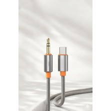 Trendexa 3.5 mm Aux - Type-C, Lighting ile Uyumlu Kablolar, 1metre, 2 Metre, Type-C 1 Metre
