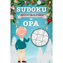 Trendexa Dede Için Sudoku Advent Takvimi, Her Gün 3 Kolaydan Zora Sudoku, Noel Bulmaca Takvimi