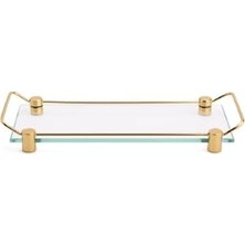 Trendexa Banyo Tepsisi Cam/gold 36X125X312 mm
