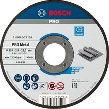 Trendexa 115 * 2,5 mm Standard Seri Düz Metal Kesme Diski (Taş)