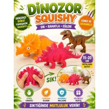 Trendexa 1 Adet Dinozor Squishy Sukuşi, Yumuşak Stres Oyuncağı