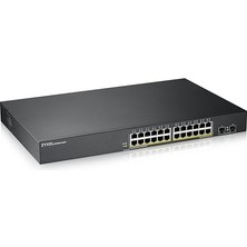 Trendexa 24 Port 10/100/1000 Gigabit Poe Switch, Smartmanaged, Rack Mount, 24 Poe+ Port, 170 W, 2 Sfp Port, Vlan, Igmp, Qos [GS1900-24HP]