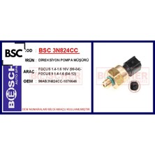 BSC Direksiyon Pompa Basınç Müşürü Ford Focus 98> Ince Diş: 3/8X24 98AB3N824CC/ 1076646