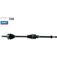 Komple Aks Sağ Peugeot P206 1.6i Tu5 98>06 21X22X48T 886MM Abs Li Skf 3273.3L/ 3273.3M/ 3273.CS/ 9630767280