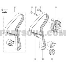 Mais Eksantrik Mil Saplaması Clıo-Kangoo-Megane-Sandero-Lodgy-Logan-Duster 1.5 Dcı K9K Maıs 8200778847/ 7700114692
