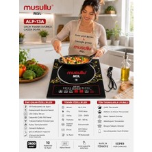 Trendexa Musullu Msl Alp 13A 3500W Lazer Ocak Çelik Taban Uyumlu Süper Performans Çok Amaçlı Ocak