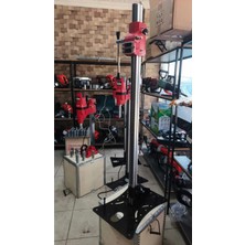 Karotsan Karot Makinası Sehpası Yatarlı Açılı 150 cm Profosyonel Sehpa