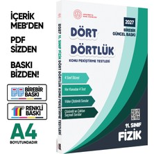 Karakutu Yayınları 2027 MEBİ-OGM 11. Sınıf Dört Dörtlük Fizik Pekiştirme Testi A4 Renkli Soru Bankası BASKI ÜCRETİ