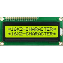 Trendexa 1602A 16X2 LCD Ekran, 2X16 Karakter, Yeşil Arka Aydınlatma