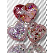 Trendexa Kalpli Metalik Simli Jel Lipgloss Seti