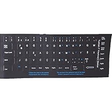 Trendexa 300162 Türkçe F Siyah Klavye Stickerı