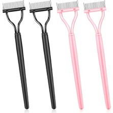 Trendexa 4 Adet Metal Kirpik Ayırıcı ve Maskara Aplikatörü