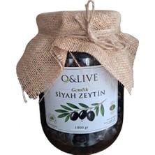 L Boy Gemlik Yağlı Sele Siyah Zeytin