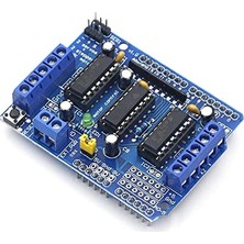 Trendexa Arduino L293D Motor Sürücü Shield Alt Kart Dc 36V 0.6A 4x Dc Motor 2x Step Motor 2x Servo Motor Uno Mega Yüksek Akım Voltaj