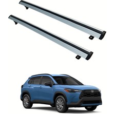 Paw Auto Toyota Corolla Cross (2022-2026) Araç Üzeri Çadır Taşıyıcı Ara Atkısı Pratik Serisi Gri