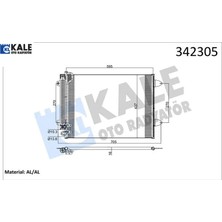 Klima Kondenseri Passat 05 577X439X16 Al/brz Kale Radyatör 3C0820411C/ 3C0820411E/ 3C0820411G