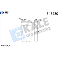 Kalorifer Radyatörü C4 04>P307 04> Ac Klimasız 247×134X42 Kale Radyatör 6448.N5
