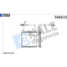 Kalorıfer Radyatoru Mercedes X218 C219 C218 W211 Kale Radyatör A2118300361