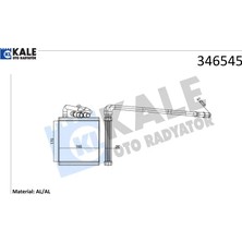Kalorifer Radyatörü Ford Fiesta 08> Kale Radyatör 1743436/ 1573046/ 8V5118B539AC/ Ab/ Aa