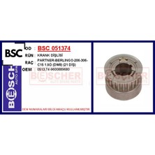 BSC Krank Dişlisi PARTNER-BERLINGO-206-306-C15 1.9d Dw8 21 Diş 0513.74/ 9600889680