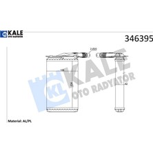 346395 Kalorifer Radyatörü Kng-Kng Express 1.4-1.6 16V-1.5 Dcı-1.9dtı-1.9dcı 234×158 Kale Radyatör 7701205538/ 2711500QAE