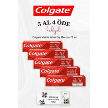 Colgate Visible White Diş Macunu 75 ml 5 Al 4 Öde ve Rosie Pamuk