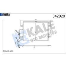 Klima Kondenseri Passat-Variant Superb Al-Al Kale Radyatör 3B0260401B/ 3B0260401/ 3B0260401A