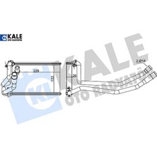 Kalorifer Radyatörü Megane Iı Kale Radyatör 7701209524